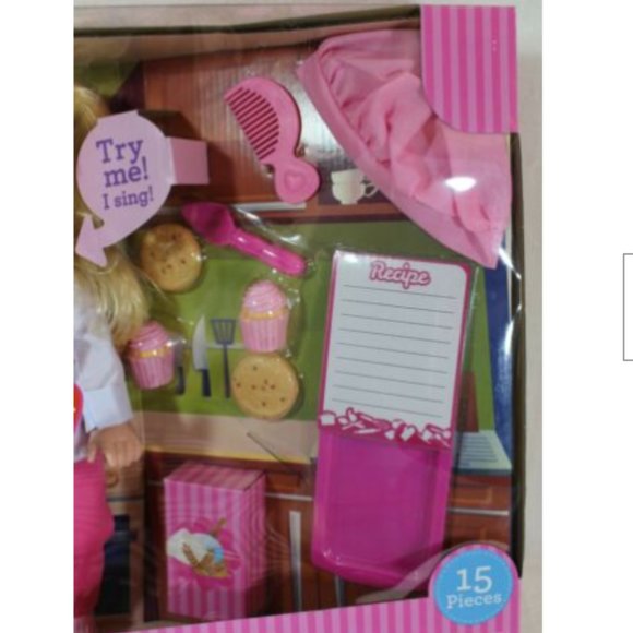 New Adventures Singing Chef Doll Patty Cake - Picture 2 of 5